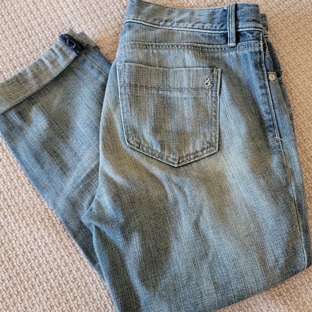 Lou & Gray (LOFT) light wash boyfriend jeans